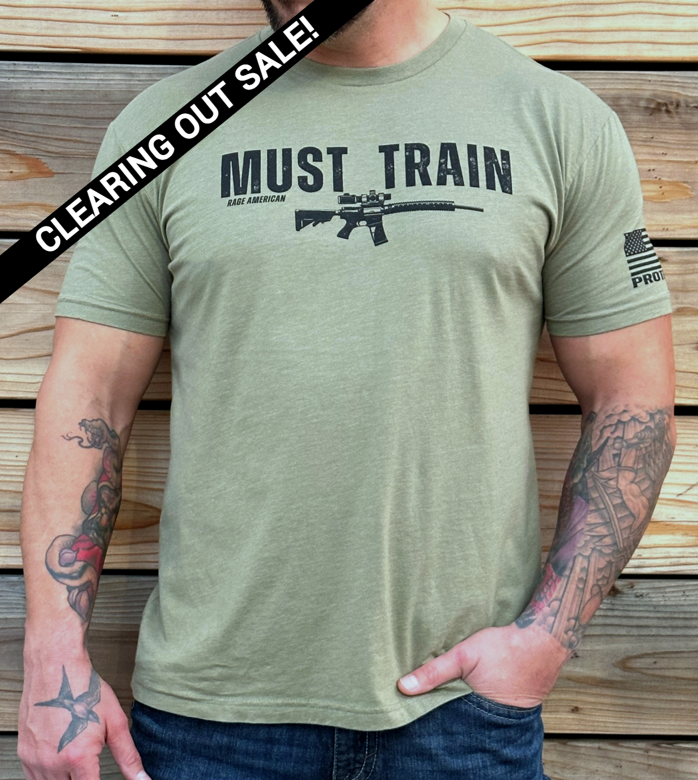 Must Train - Light Olive