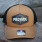 Provide Hat (Trucker Snapback) - Caramel