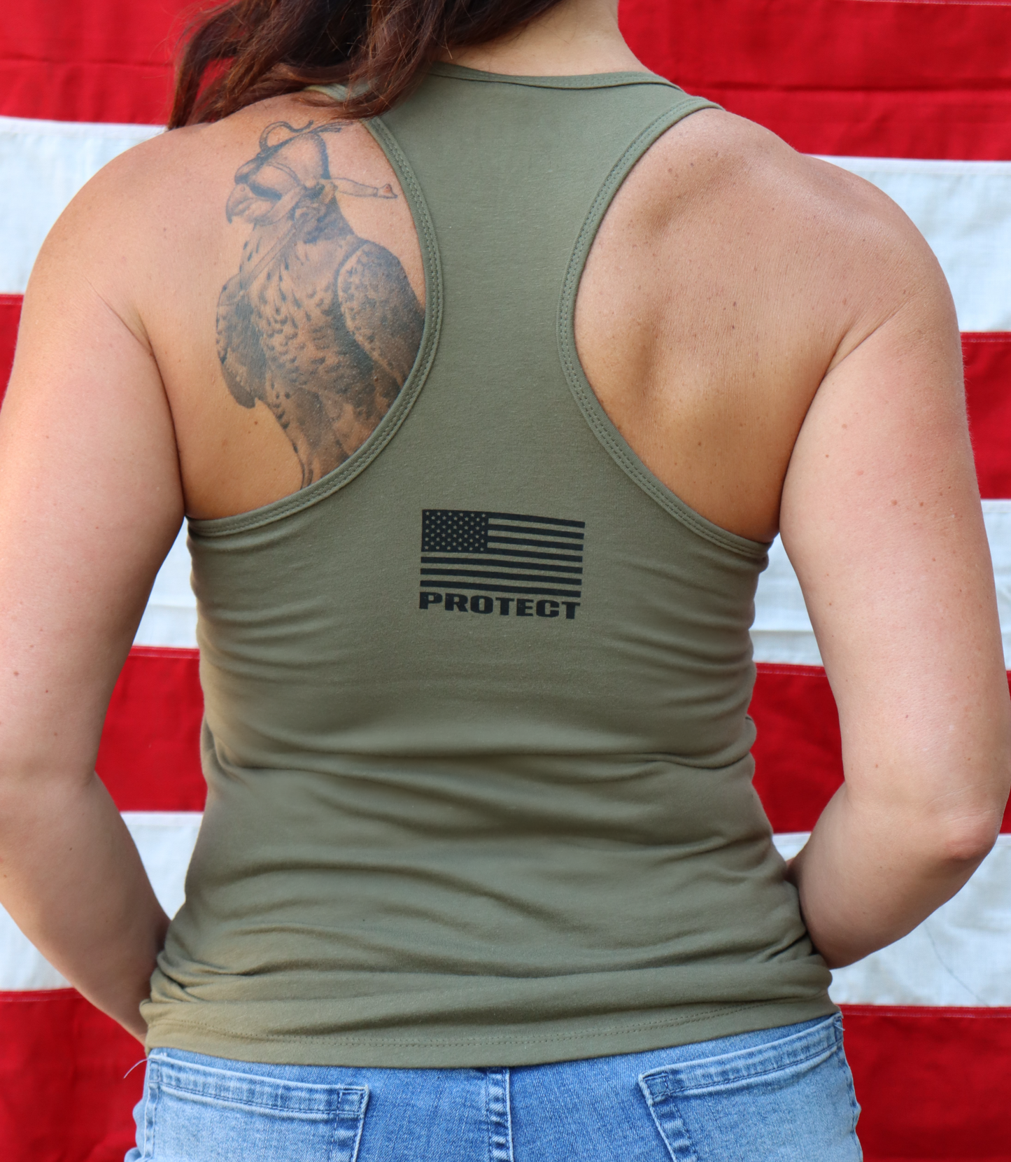 Must Train Tank - Military Green