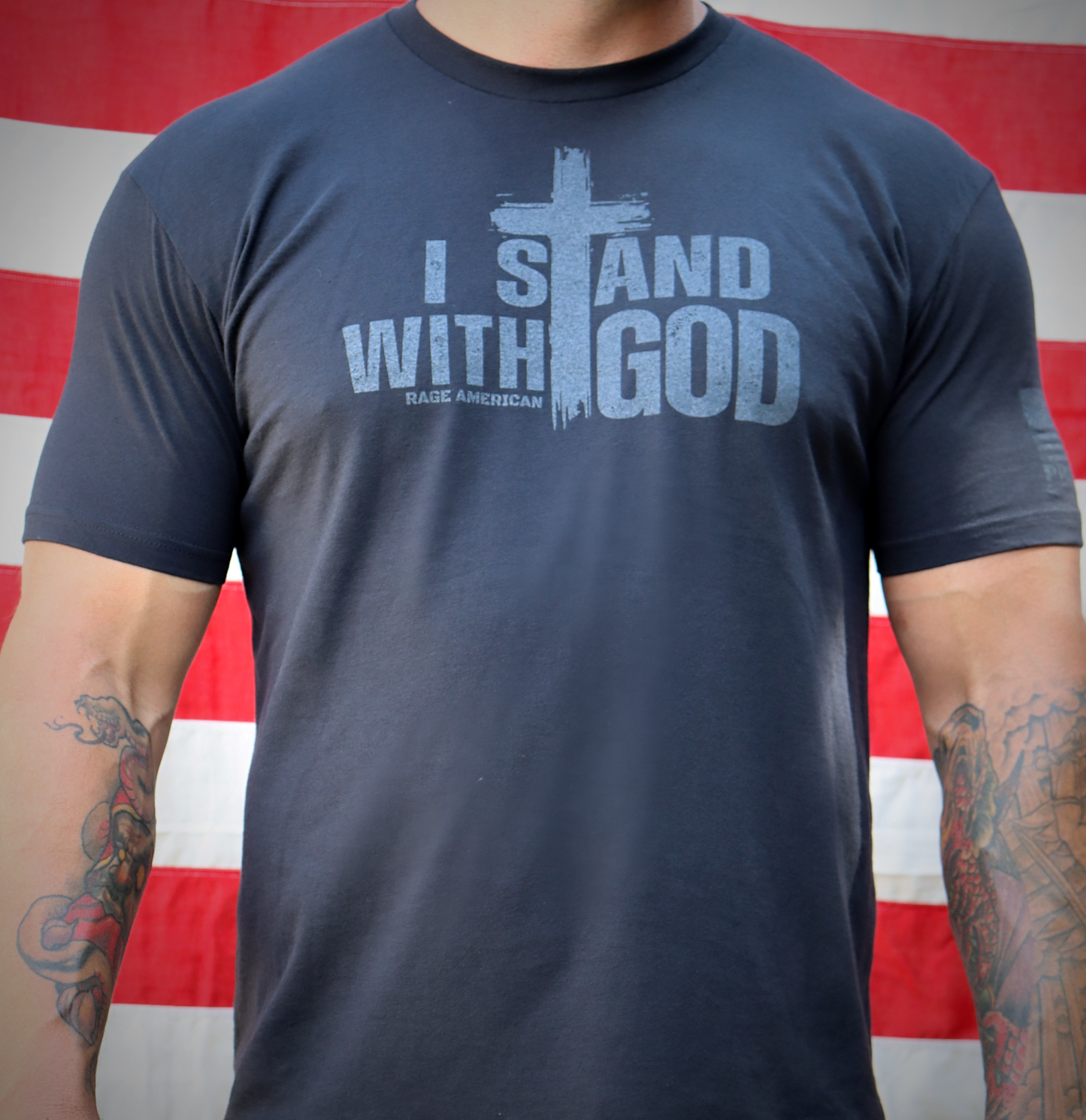 Stand With God Tee - Black