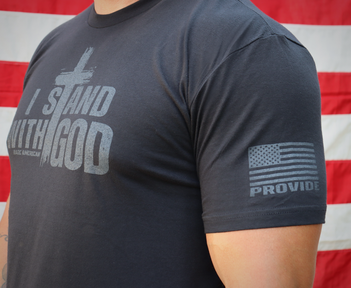 Stand With God Tee - Black