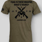 Fear Is Their Weapon - Military Green