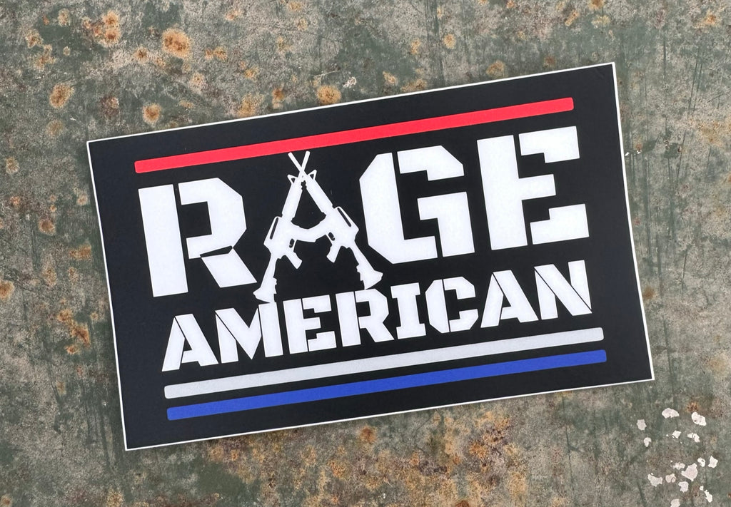 Rage American - Decal