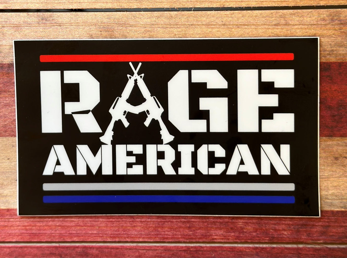 Rage American - Decal